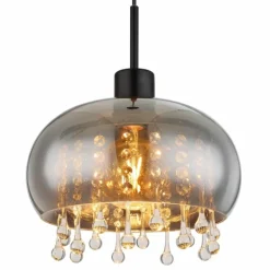 Suspension Globo CORRY Noir, 1 lumière