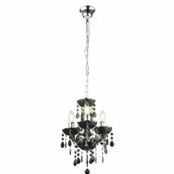 Suspension Globo CUIMBRA II Noir, 3 lumières