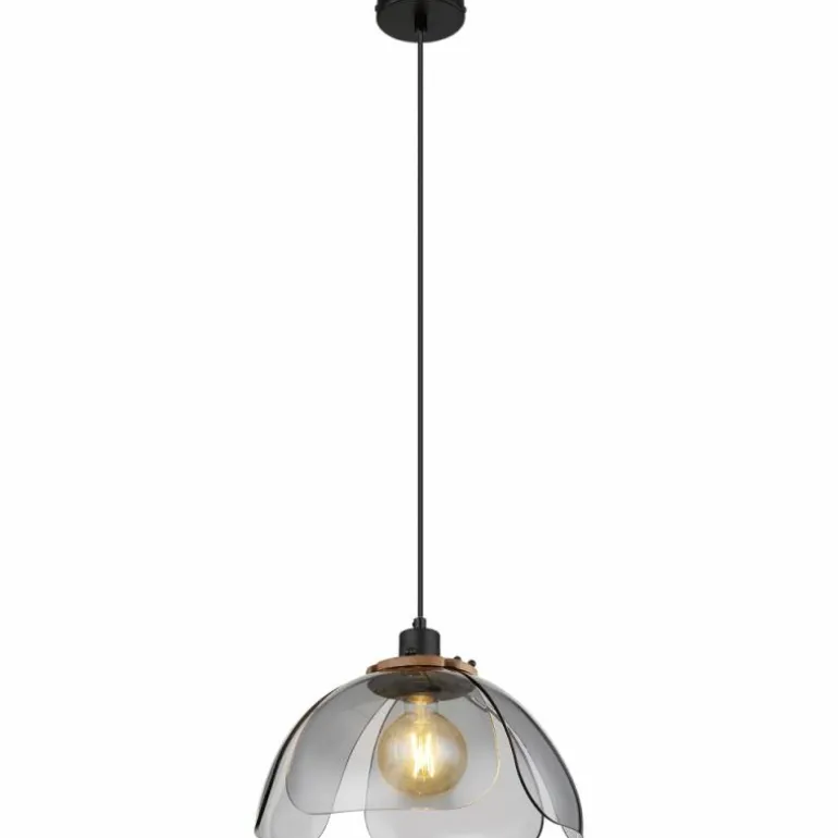 Suspension Globo DAWAR Noir, 1 lumière