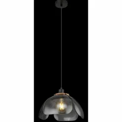 Suspension Globo DAWAR Noir, 1 lumière