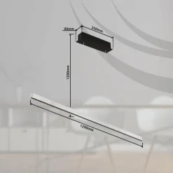 Suspension Globo DENTSY LED Noir, 1 lumière
