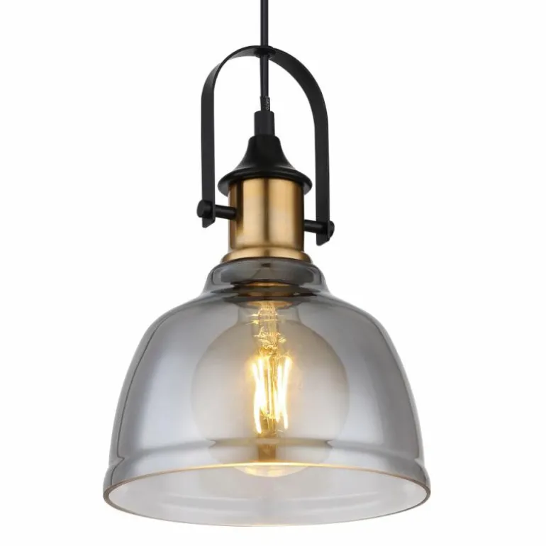 Suspension Globo DOROTHEA Laiton, Noir, 1 lumière