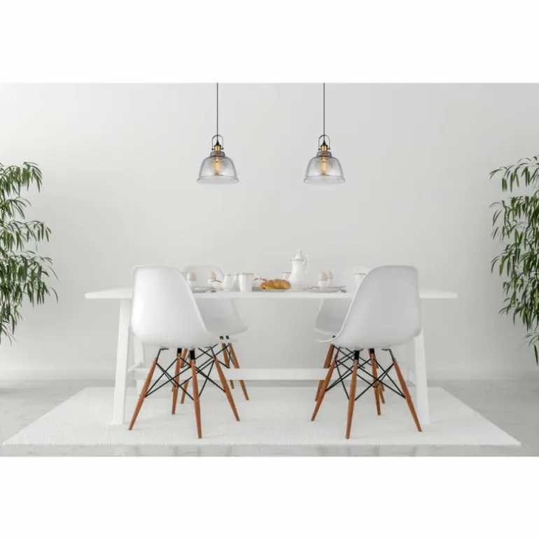 Suspension Globo DOROTHEA Laiton, Noir, 1 lumière