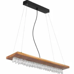 Suspension Globo EDELTRAUD LED Noir, 1 lumière