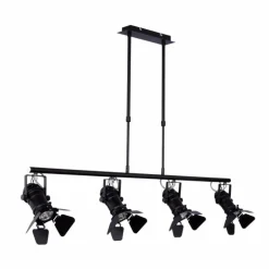 Suspension Globo EGON Noir, 4 lumières