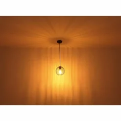 Suspension Globo EUSEBIUS Noir, 1 lumière