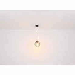 Suspension Globo EUSEBIUS Noir, 1 lumière