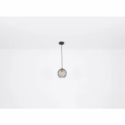 Suspension Globo EUSEBIUS Noir, 1 lumière