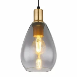 Suspension Globo FANNI Laiton, Noir, 1 lumière