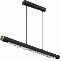 Suspension Globo FELICITAS LED Noir, 1 lumière