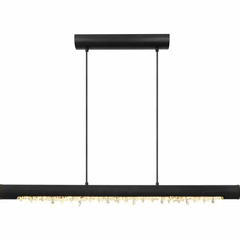 Suspension Globo FELICITAS LED Noir, 1 lumière