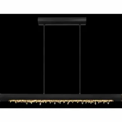 Suspension Globo FELICITAS LED Noir, 1 lumière