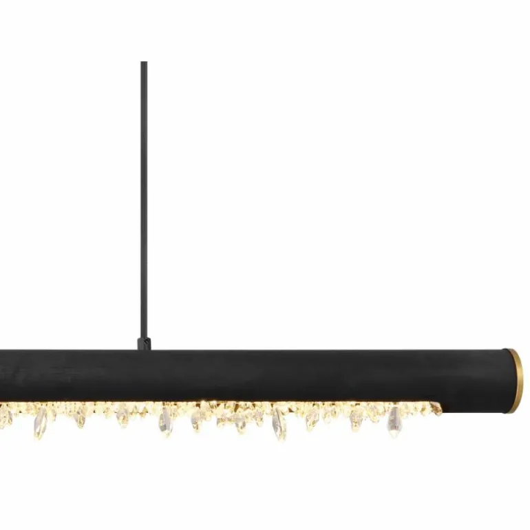 Suspension Globo FELICITAS LED Noir, 1 lumière