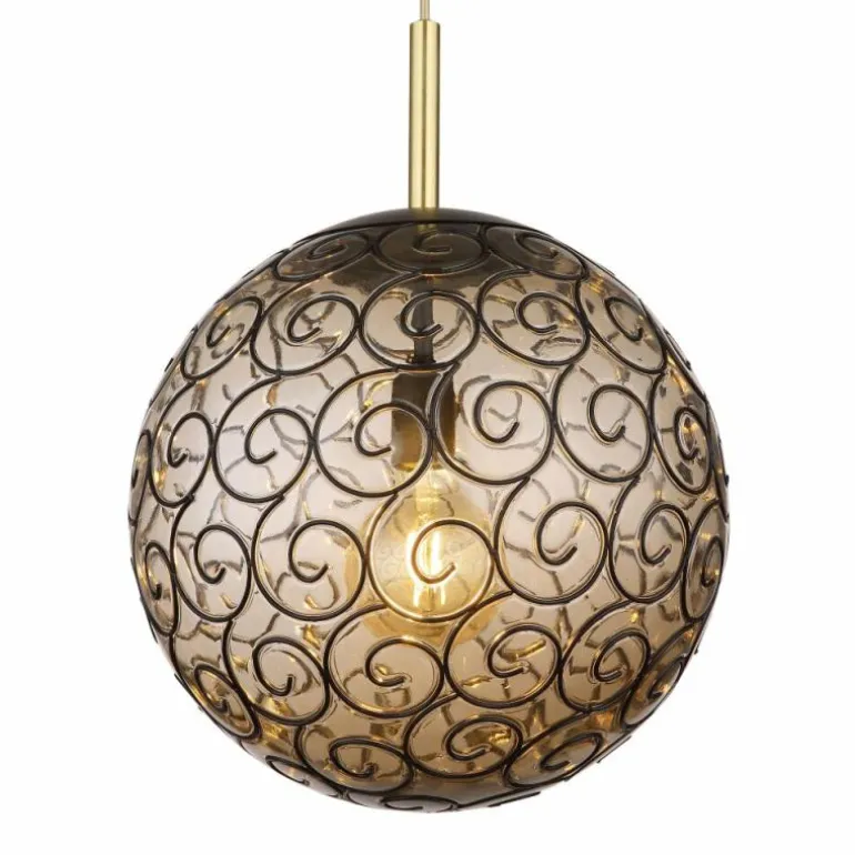 Suspension Globo FITZ Noir, 1 lumière