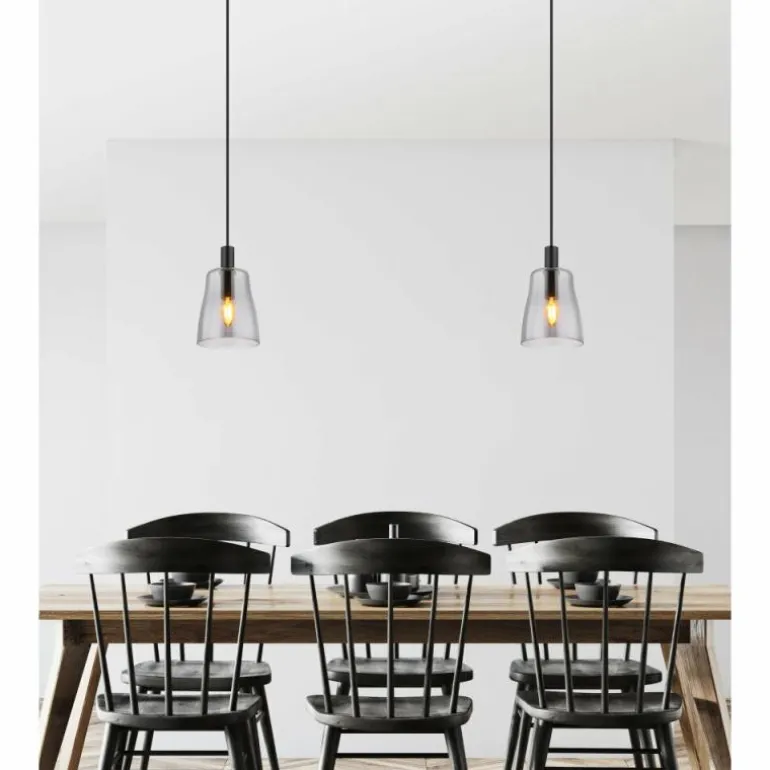 Suspension Globo GARRI Noir, 1 lumière