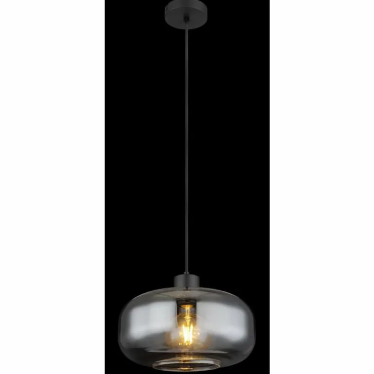 Suspension Globo GIUSEPPE Noir, 1 lumière