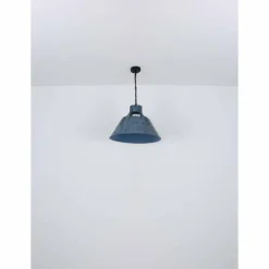 Suspension Globo GÜNTHER Bleu, Noir, 1 lumière