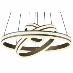 Suspension Globo GROUNI LED Titane, 1 lumière, Télécommandes