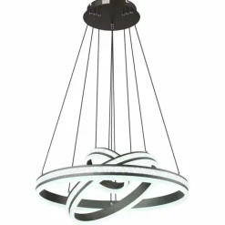 Suspension Globo GROUNI LED Titane, 1 lumière, Télécommandes