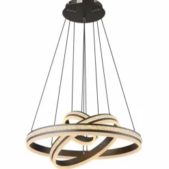 Suspension Globo GROUNI LED Titane, 1 lumière, Télécommandes