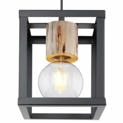 Suspension Globo HAGAR Noir, 1 lumière