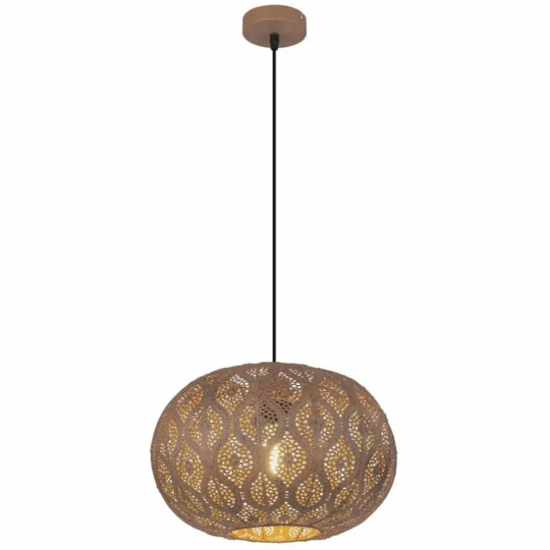 Suspension Globo HAMERBEN Rouille, 1 lumière