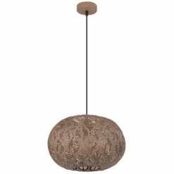 Suspension Globo HAMERBEN Rouille, 1 lumière