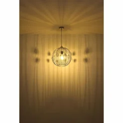 Suspension Globo HANAKO Chrome, 1 lumière