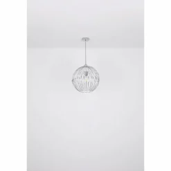 Suspension Globo HANAKO Chrome, 1 lumière