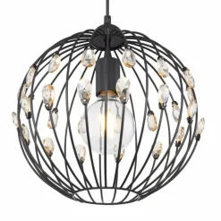 Suspension Globo HANAKO Noir, 1 lumière