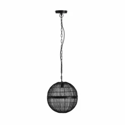 Suspension Globo HERMI Noir, 1 lumière