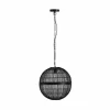 Suspension Globo HERMI Noir, 1 lumière