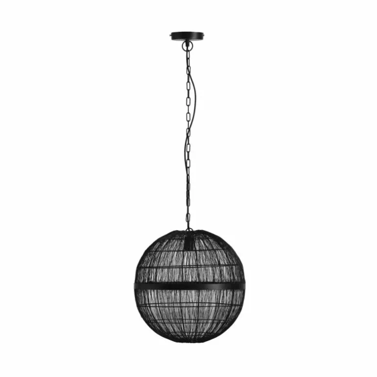 Suspension Globo HERMI Noir, 1 lumière