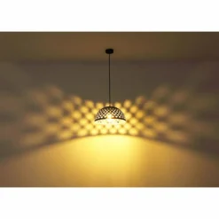 Suspension Globo HOLLIE Noir, 1 lumière