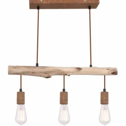 Suspension Globo JAKOB Rouille, 3 lumières