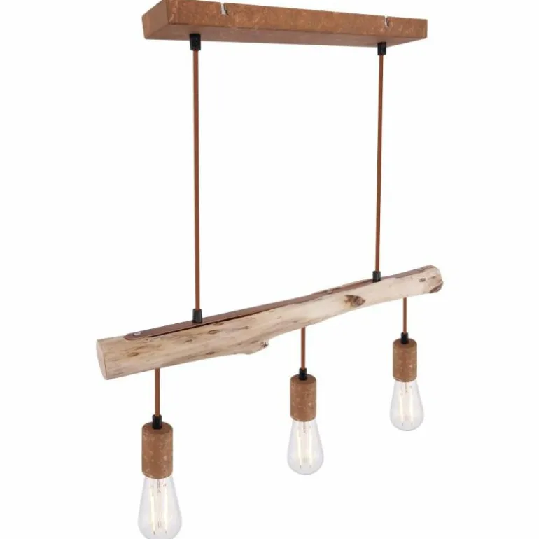 Suspension Globo JAKOB Rouille, 3 lumières