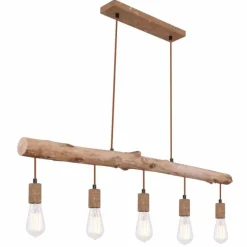 Suspension Globo JAKOB Rouille, 5 lumières