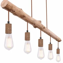 Suspension Globo JAKOB Rouille, 5 lumières