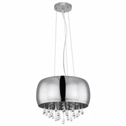 Suspension Globo KALLA Chrome, 5 lumières