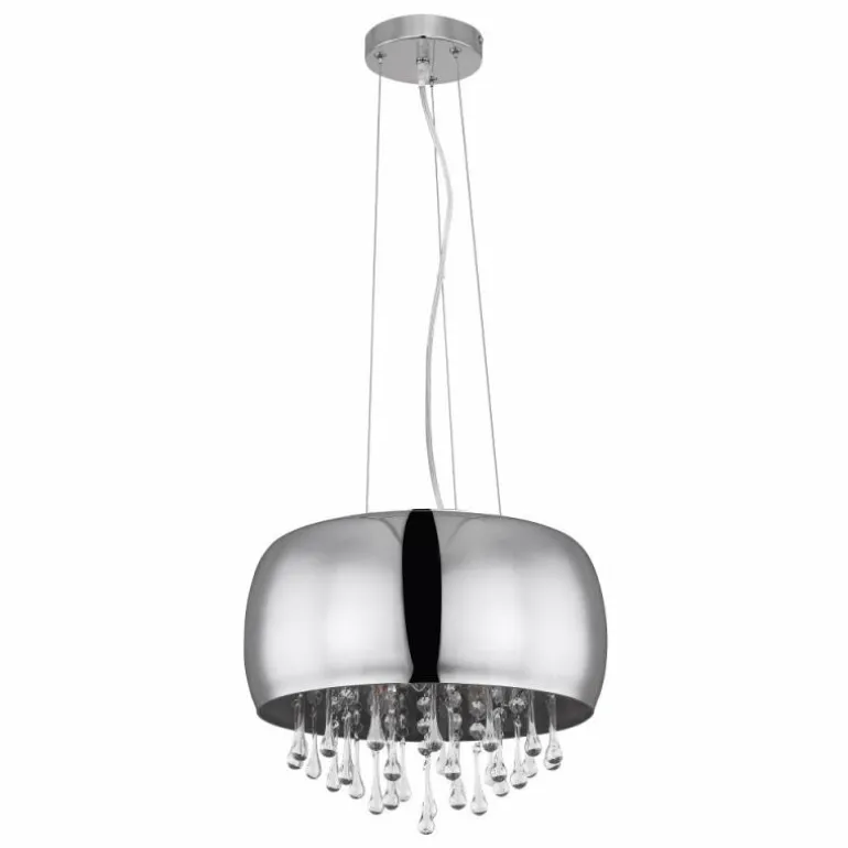 Suspension Globo KALLA Chrome, 5 lumières