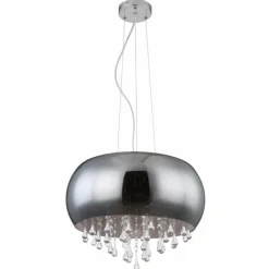 Suspension Globo KALLA Chrome, 1 lumière