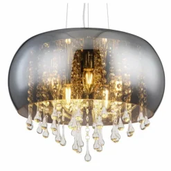 Suspension Globo KALLA Chrome, 1 lumière