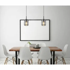 Suspension Globo KAMMI Noir, 1 lumière