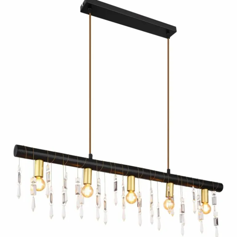 Suspension Globo KIRA Noir, 5 lumières