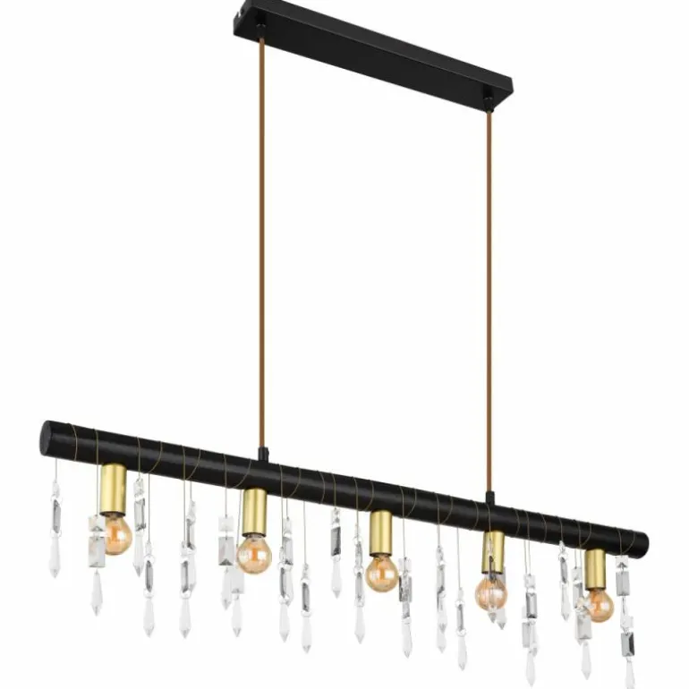 Suspension Globo KIRA Noir, 5 lumières