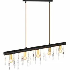 Suspension Globo KIRA Noir, 5 lumières