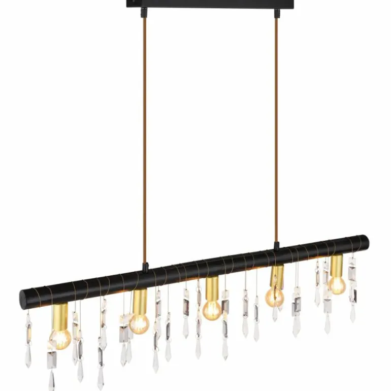 Suspension Globo KIRA Noir, 5 lumières