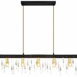 Suspension Globo KIRA Noir, 5 lumières