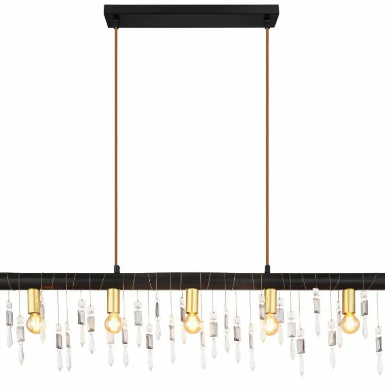 Suspension Globo KIRA Noir, 5 lumières