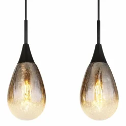 Suspension Globo KRYS Noir, 4 lumières